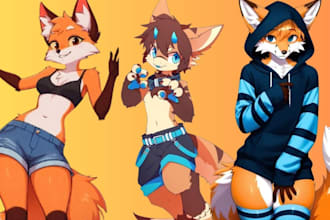 draw fury art, character design, fury nsfw, illustration