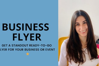 design a flyer for your business