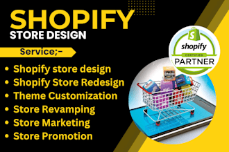 design shopify store redesign store dropshipping furniture clothing design