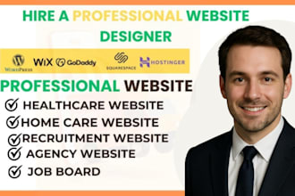 design recruitment ,home care ,healthcare ,dna testing, charity, agency website