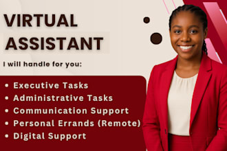 social media manager personal administrative executive virtual assistant