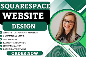 build a modern and expert squarespace website or redesign for your brand