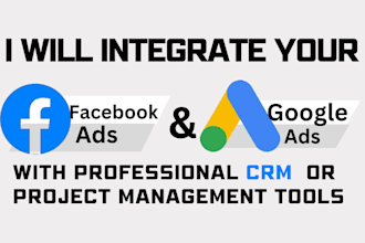 connect your google ads and facebook ads with your CRM and automation tools