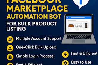 develop facebook marketplace bot for you