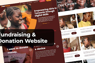 design a custom nonprofit website with donation and volunteer features