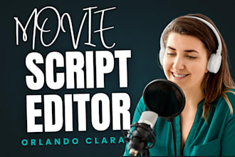 be your ebook editor, script editor tv show, film screenplay, book proofread bio