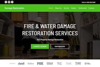 design dynamic water filtration website water damage website to generate leads