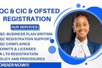setup your cqc registration, cqc compliant business plan, sops,  care business