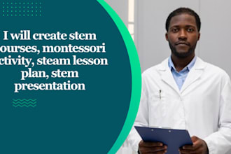 create stem courses, montessori activity, steam lesson plan, stem presentation