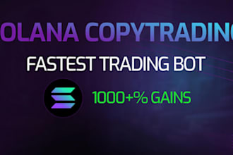 develop volume holder pump fun bot and crypto trading bot on solana evm sui xrp