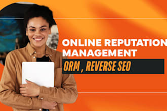 help improve online reputation management reverse seo, suppress negative links