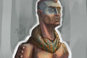 digitally paint your characters