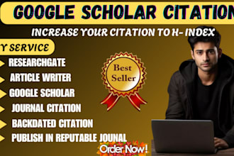increase google scholar citations write and publish your research article