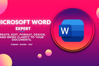 create and edit high quality ms word documents for you