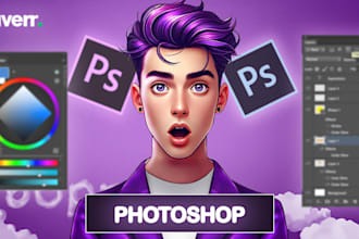 do photoshop editing, realistic photo manipulation, face swap,