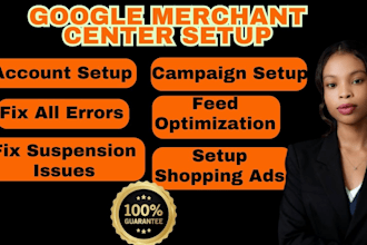 fix setup manage google merchant center and shopping ads campaign fix issues