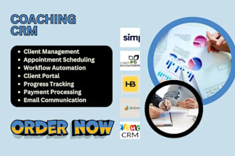 setup coaching CRM honeybook coachaccountable CRM simplero dubsado zoho CRM