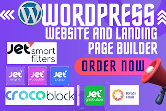 do wordpress website page builder crocoblock elementor kadence jetengine borlabs