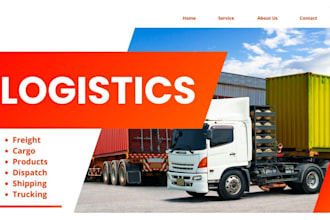 build scalable logistics cargo transport freight trucking dispatch website