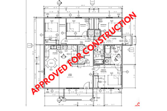 draft custom 3d architecture home modern design house plan mep city permit