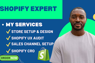 shopify conversion expert UX audit cro sales channel optimization boost