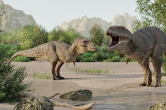 3d animal model 3d character model 3d rigged animal model dragon model dinosaur