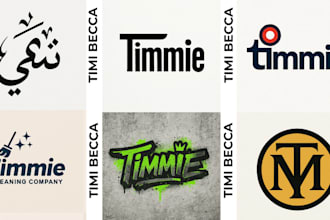 do wordmark, calligraphy, monogram, streetwear,  or timeless font logo design