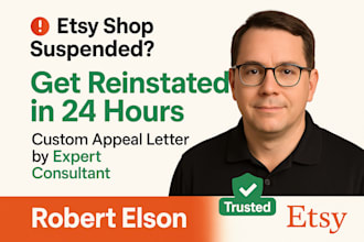 etsy reinstatement, remove etsy suspension, etsy reopen suspended etsy shop
