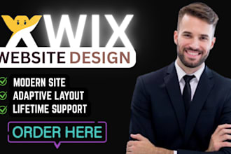 design a custom, responsive wix website that stands out