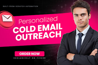 run personalized and targeted cold email outreach campaigns