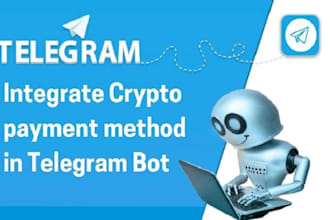 setup telegram scraper bot, crypto payment bot, discord bot, crypto telegram bot