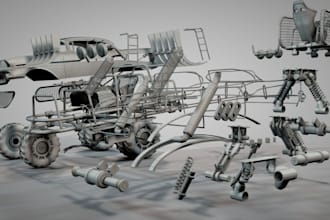 do 3d vehicle, 3d jet, aircraft, 3d bike, motorcycle, 3d car, truck, tank model