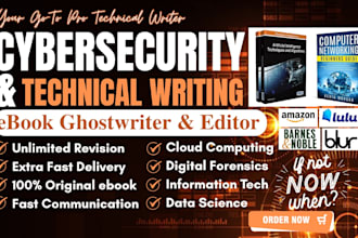write cybersecurity article, digital forensics, cloud computing, ebook writer
