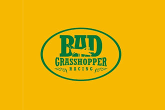 design bad grasshopper racing logo