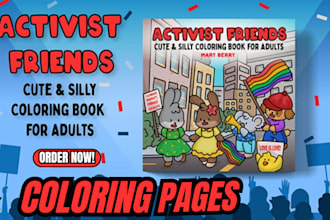 do bold and easy adult coloring book pages kids activity book for amazon kdp