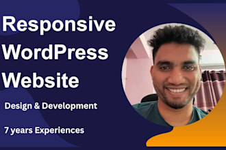 develop a wordpress website using elementor