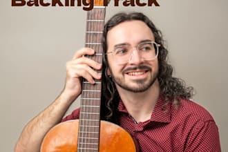 create an emotional acoustic or folk backing track