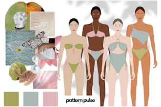design a womenswear collection based on your vision