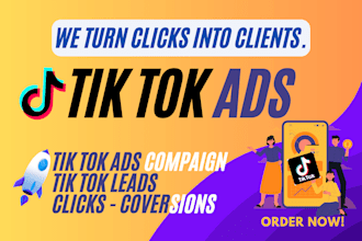 run tik tok ads, tik tok ads manager, tiktok marketing leads