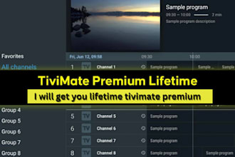 buy lifetime tivimate premium for you