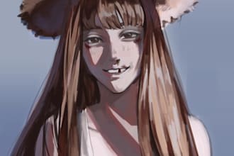 draw anything you want in anime style or semi realism
