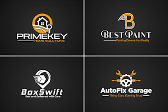 make stunning minimalist redesign initial logo design