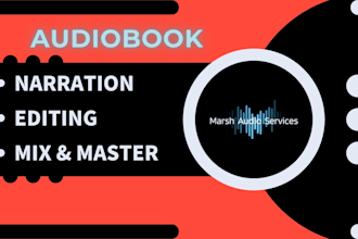 do narration for your audiobook and edit, mix and master it