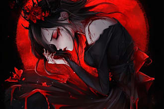 draw horror fantasy style