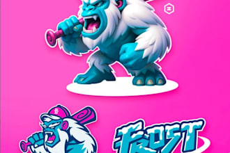 draw cute cartoon characters, animal in less than 24 hours