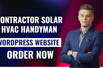 make contractor solar remodeling hvac handyman website home renovation website