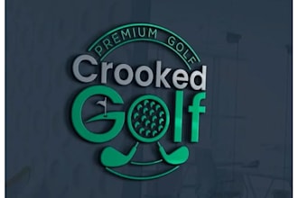 do professional creative golf club logo