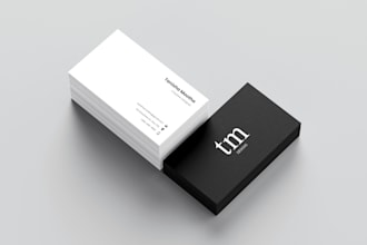custom business card and stationery design for a lasting impression