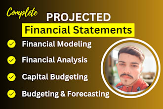 do financial analysis, financial projections and valuation