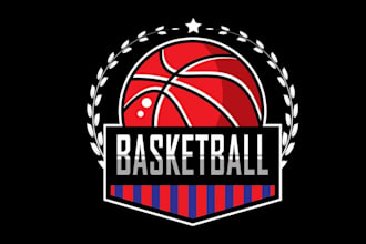design high quality esport basketball logo with unlimited revision